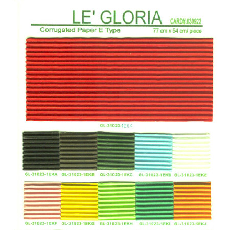 Color Corrugated Paper, for Stationery, Office,Decorations (Couleur du papier ondulé, pour Stationery Office,, décorations)