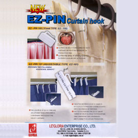 Pin Curtain Hook,Made of special plastics each pin can support up to 20kg, it ad (Pin rideau de Hook, en matière plastique spéciale chaque broche peut supporter)