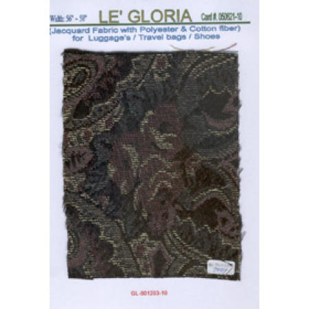 Jacquard Fabric with Polyester + Cotton fiber for Bags & Shoe