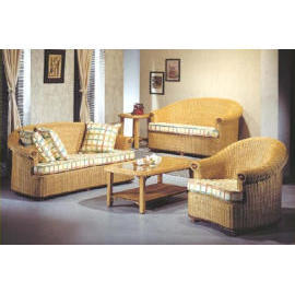 Rattan Sofa Set (Диван из ротанга Установить)