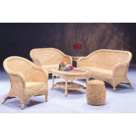 Rattan Sofa Set (Диван из ротанга Установить)