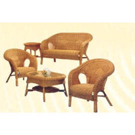 Rattan Sofa Set (Диван из ротанга Установить)