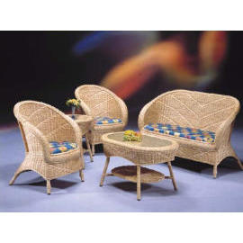 Rattan Sofa Set