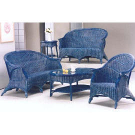 Rattan Sofa Set (Диван из ротанга Установить)