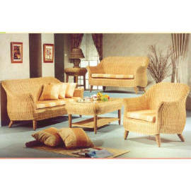 Rattan Sofa Set