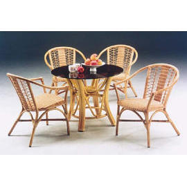 Rattan Arm Chairs (Кафедра ротанга Arm)