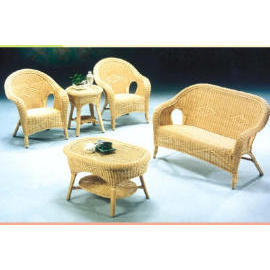 Rattan Sofa Set (Диван из ротанга Установить)