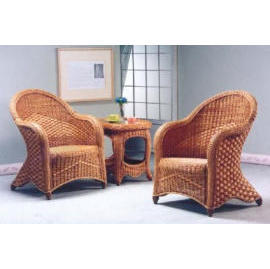 Rattan Arm Chairs (Кафедра ротанга Arm)