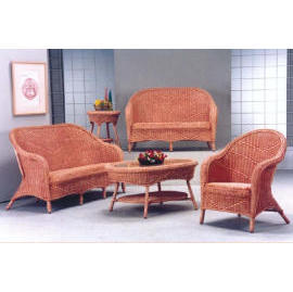 Rattan Sofa Set (Диван из ротанга Установить)