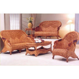 RATTAN SOFA SET (RATTAN SOFA SET)