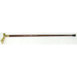 3 SEC BRASS HANDLE WALKING STICK