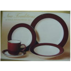 COLOR BANDED DINNER SET (COULEUR BANDED DINNER SET)