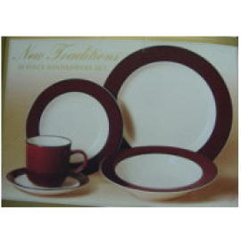 COLOR BANDED DINNER SET (COLOR BANDED DINNER SET)