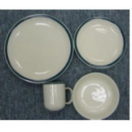 COLOR BANDED DINNER SET (COLOR BANDED DINNER SET)