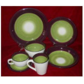 COLOR BANDED DINNER SET (COLOR BANDED DINNER SET)