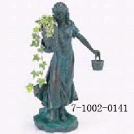 LADY WITH PLANTER (DAME A PLANTER)