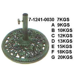 CAST IRON ROUND UMBRELLA BASE (FONTE RONDE PARAPLUIE DE BASE)