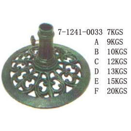 CAST IRON ROUND UMBRELLA BASE (FONTE RONDE PARAPLUIE DE BASE)