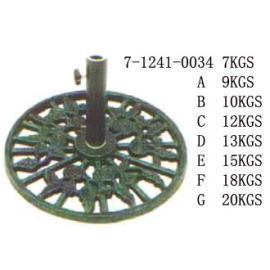 CAST IRON ROUND UMBRELLA BASE (FONTE RONDE PARAPLUIE DE BASE)