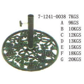 CAST IRON ROUND UMBRELLA BASE (FONTE RONDE PARAPLUIE DE BASE)