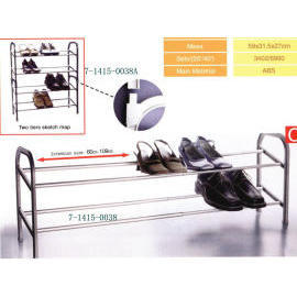 ERWEITERBAR SHOE RACK FÜR ZWEI TIERS (ERWEITERBAR SHOE RACK FÜR ZWEI TIERS)