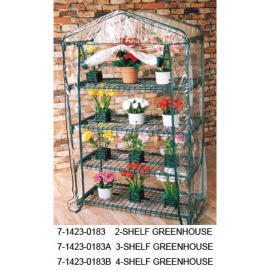 2-SHELF GREENHOUSE WITH PVC COVER (2-SHELF GREENHOUSE WITH PVC COVER)