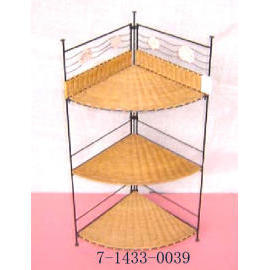 CORNER 3 SHELF STORAGE UNIT (CORNER 3 STOCKAGE étagère)