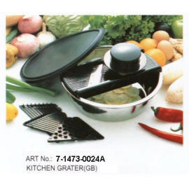 KITCHEN GRATER WITH STAINLESS (KITCHEN GRATER WITH STAINLESS)