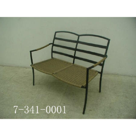 PVC WOVEN GARDEN 2 PERSON CHAIR (PVC TISSE GARDEN 2 Modérateur)