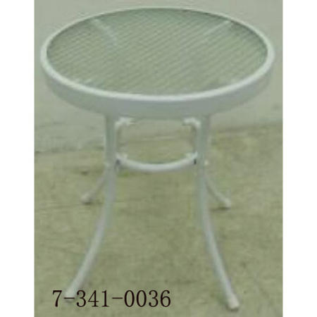 GLASS TOP SIDE TABLE (GLASS TOP DESSERTE)