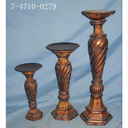 SET OF 3 CANDLE HOLDER