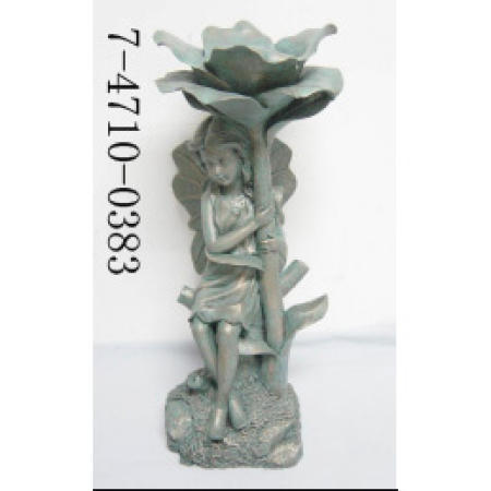 POLY FAIRY WITH CANDLE HOLDER (POLY FAIRY BOUGIE AVEC PORTE)