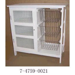 CABINET WITH STORAGE BASKETS