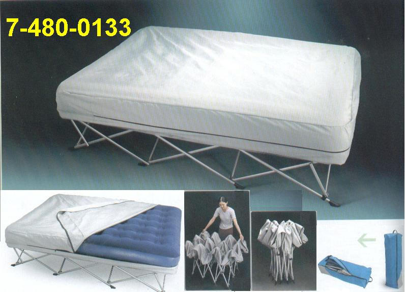 DOUBLE AIR BED WITH FRAME (DOUBLE AIR LIT AVEC CADRE)