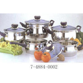 5PC STAINLESS STEEL COOKWEAR (5pc НЕРЖАВЕЮЩЕЙ СТАЛИ COOKWEAR)