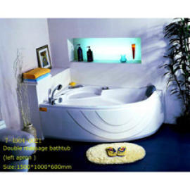 MASSAGE BATHTUB WITH PATENTED TOTAL DRAINAGE BODY JETS