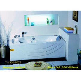 MASSAGE BATHTUB WITH PATENTED DRAINAGE BODY JETS