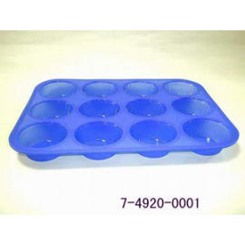 SILICONE BAKEWARE 12 CUP MUFFIN PAN 240G (Silikonartikel 12 CUP MUFFIN PAN 240G)