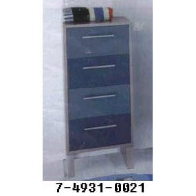 FLOOR CABINET W/ 4 DRAWERS