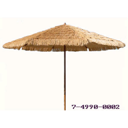 8 FT WOODEN PATIO UMBRELLA