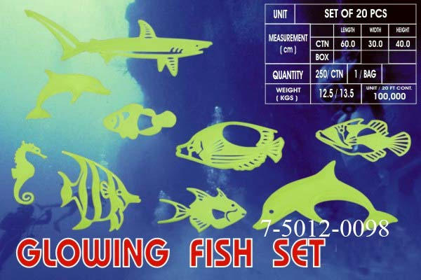 SET OF 20 TROPICAL FISH (Lot de 20 TROPICAL FISH)