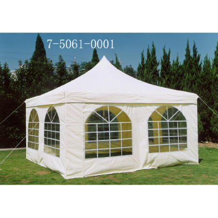 4X4M WATER RESISTANT GAZEBO W/FULL SIDEWALLS (4x4m WATER RESISTANT GAZEBO W / FULL SIDEWALLS)