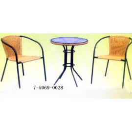 ALUMINUM TABLE AND CHAIR (Алюминиевый стол и стул)