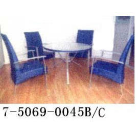 ALUMINUM TABLE AND CHAIR (ALUMINUM TABLE AND CHAIR)