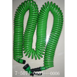 COIL HOSE W/8-PATTERN SPRAY GUN