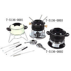 NON-STICK FONDUE SET(WITH COLUMN) (NON-STICK FONDUE SET(WITH COLUMN))