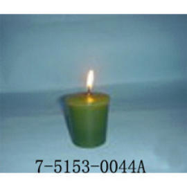 GREEN CUP-SHAPED CANDLE (GREEN CUP-SHAPED CANDLE)