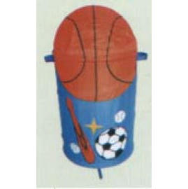 Folding Laundry Bin Sports Design (Folding Laundry Bin Sports Design)