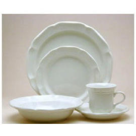 PLAIN WHITE DINNER SET (Plain White Dinner Set)