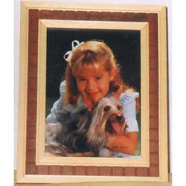 CYPRESS WOOD PHOTO FRAME